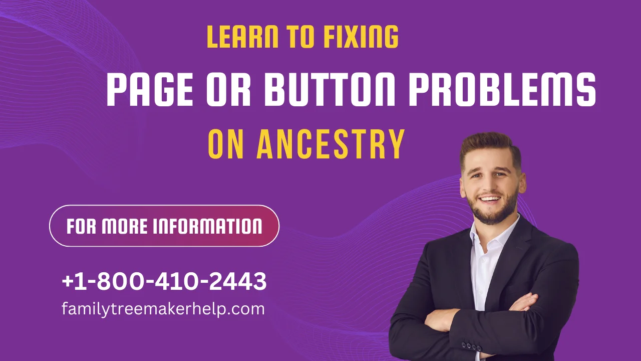 Fixing Page or Button Problems on Ancestry