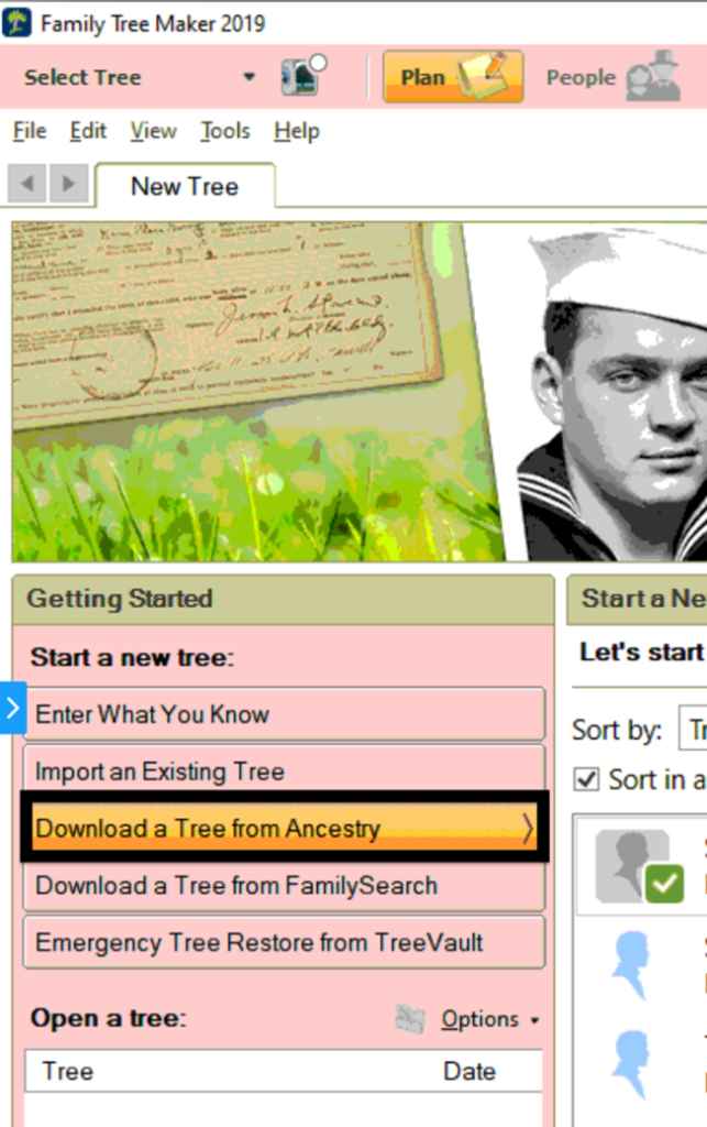 download tree from ancestry