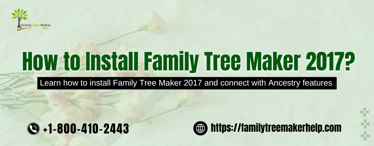Install Family Tree Maker 2017