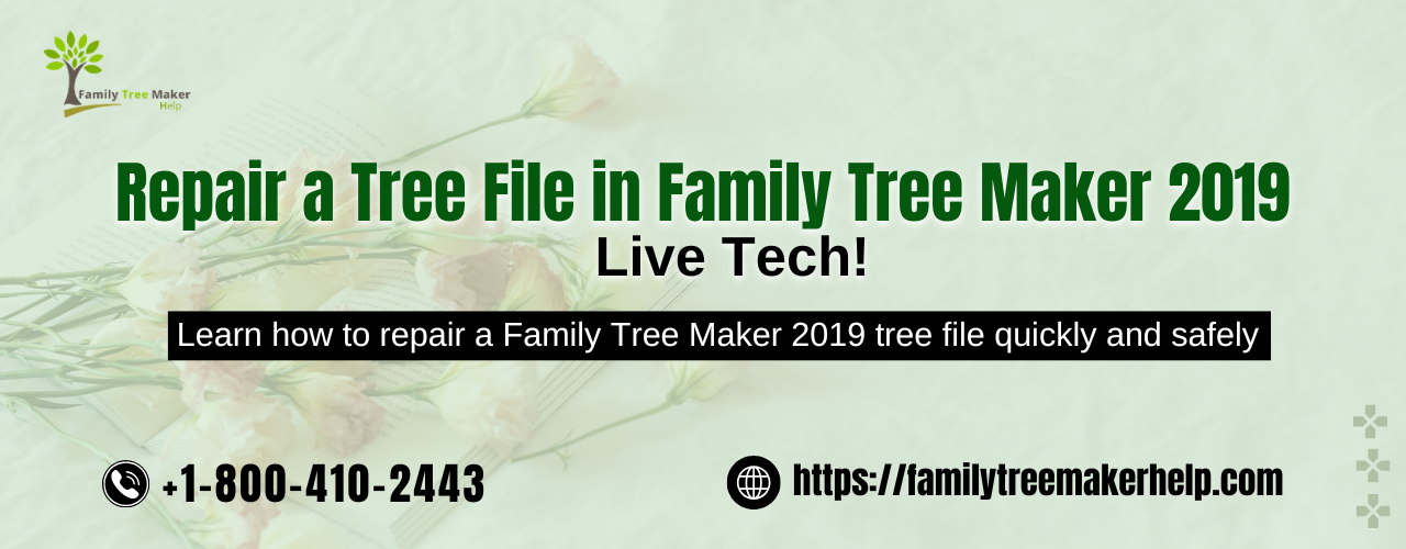 Repair a Tree File in Family Tree Maker 2019
