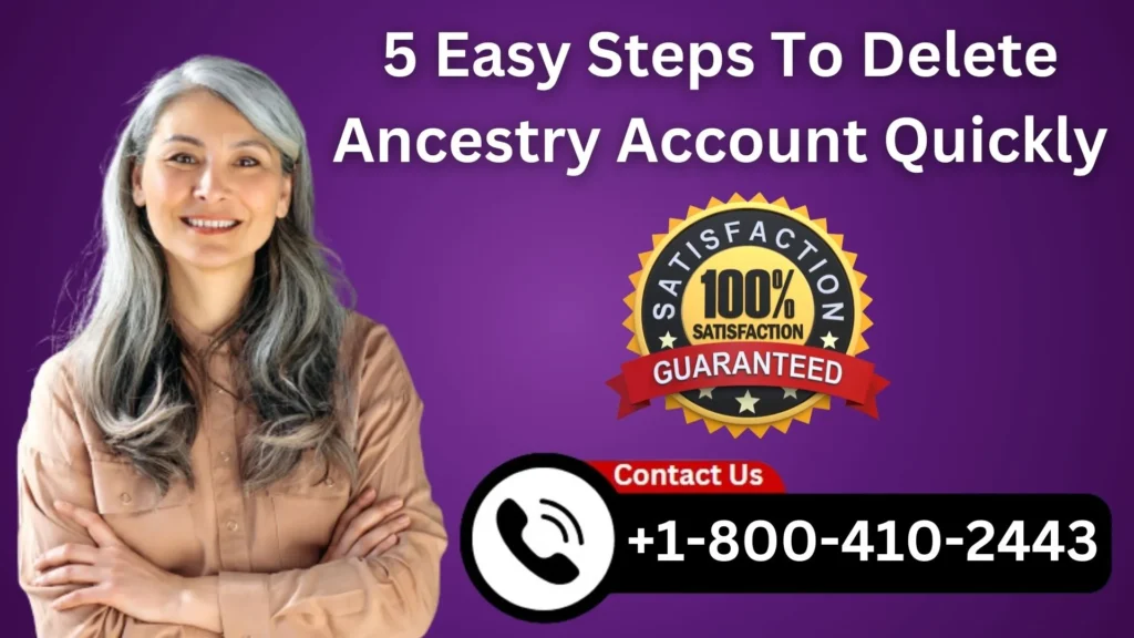 deleting ancestry account