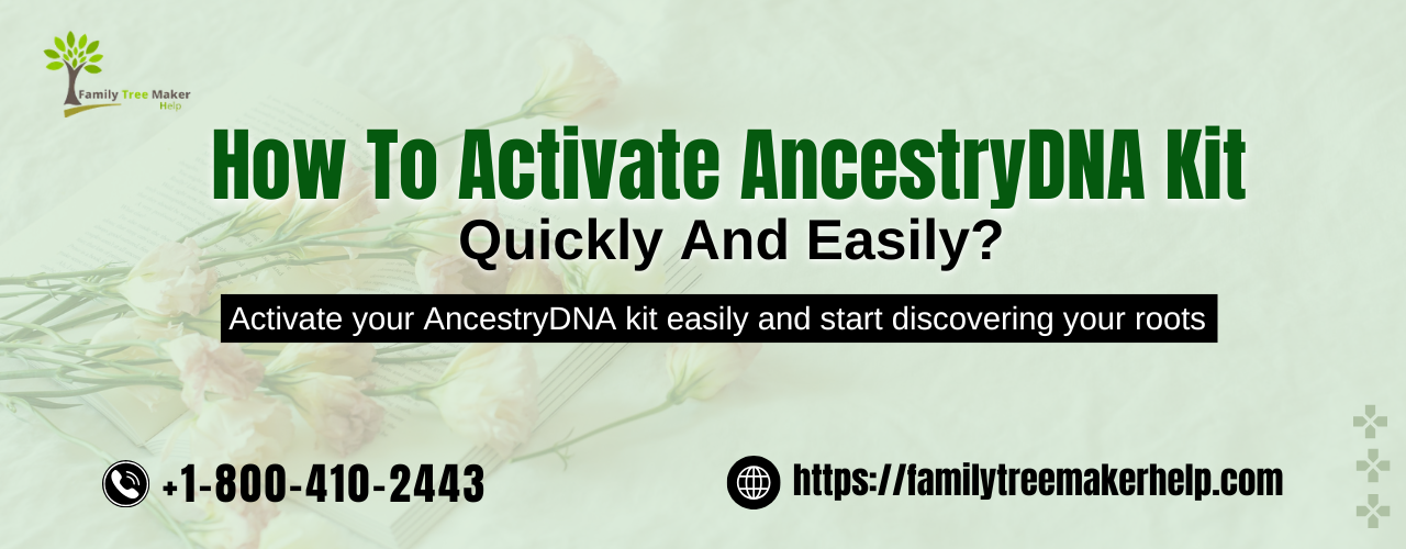 activate an ancestryDNA