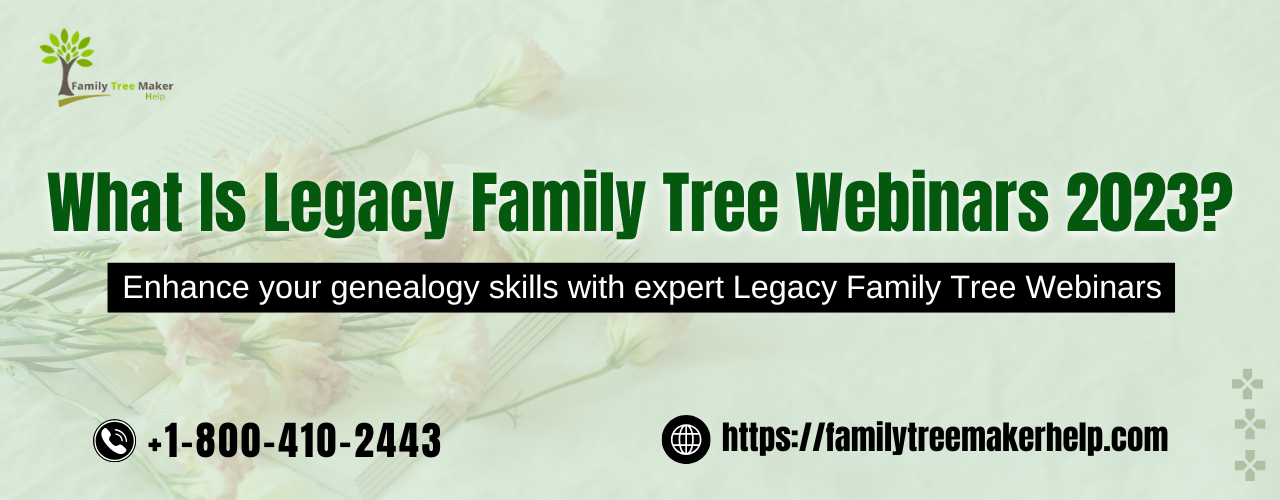 Legacy Family Tree Webinars